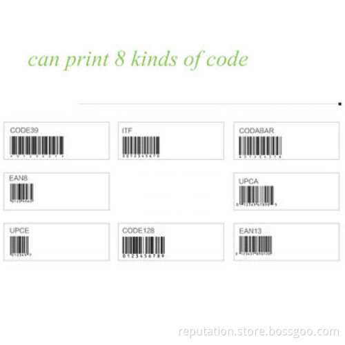 Mini barcode label printer